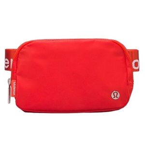 RARE NWT Lululemon Everywhere Belt Bag- Solar Orange/White